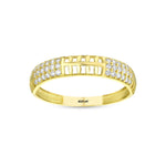 Load image into Gallery viewer, 14ct Stone Set Design Gold Ring