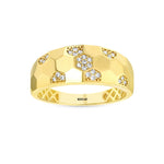 Load image into Gallery viewer, 14ct Petek Design Stone Set Gold Ring