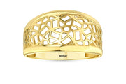 14ct Mandala Design Gold Ring