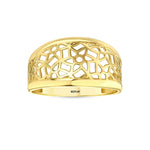 Load image into Gallery viewer, 14ct Mandala Design Gold Ring