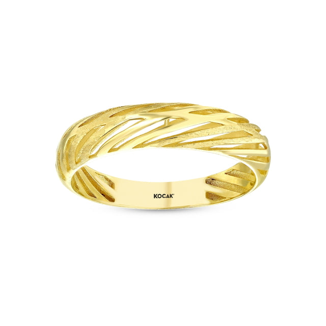 14ct Vento Design Gold Ring