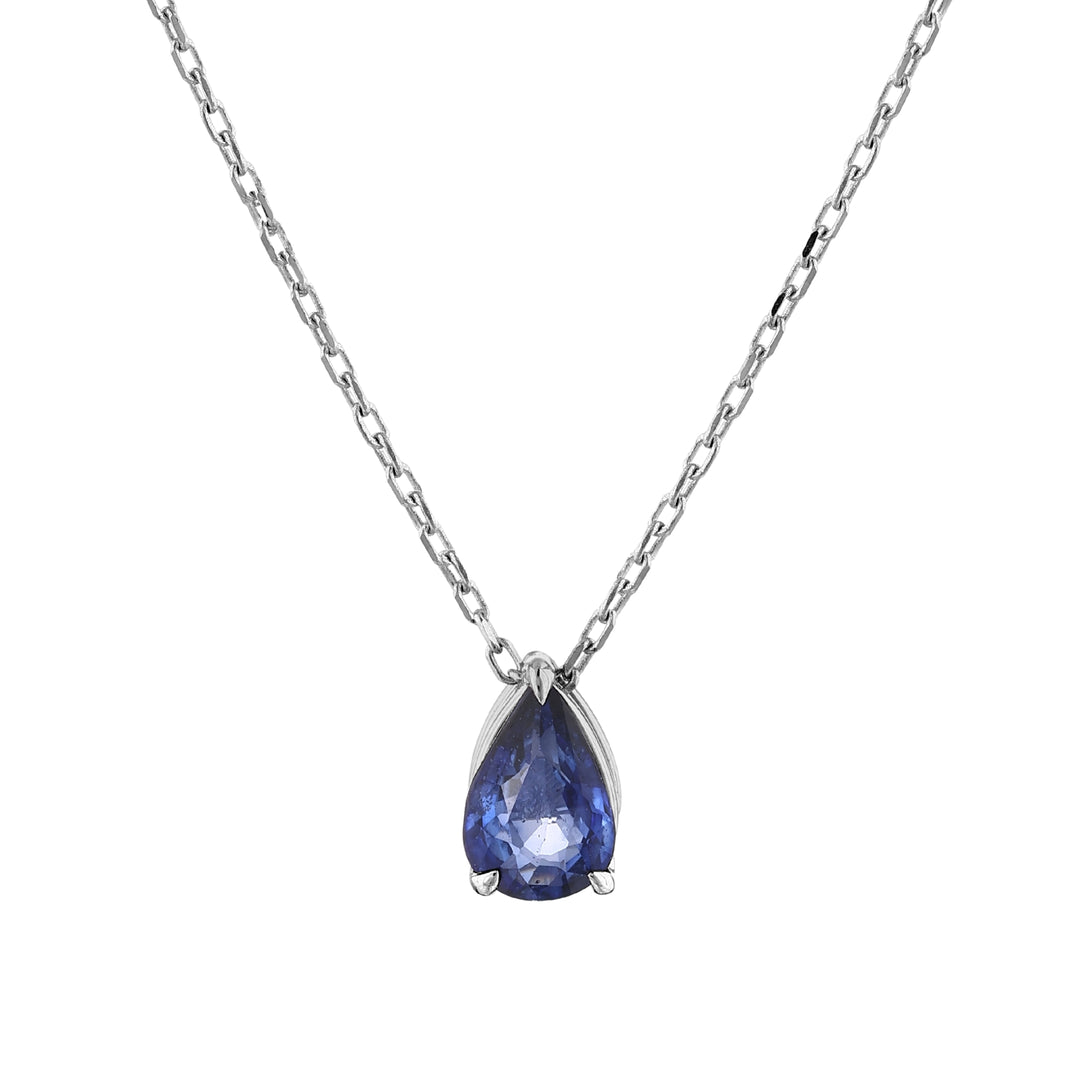 0.41 Karat Sapphire Necklace