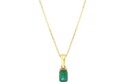 0.52 Karat Emerald Necklace