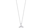 14ct Baguette Stone Set Design Gold Necklace