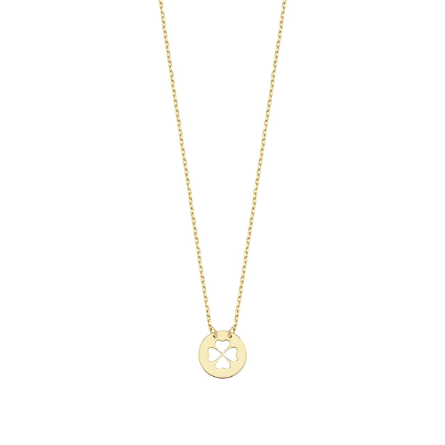14ct Clover Design Gold Necklace