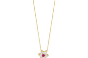14ct Flower Design Gold Necklace