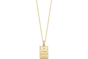 14ct Design Ingot Gold Necklace