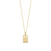 14ct Design Ingot Gold Necklace
