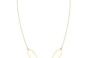 14ct Baffo Design Gold Necklace