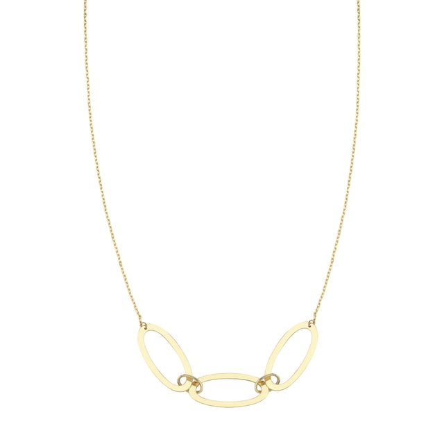 14ct Baffo Design Gold Necklace