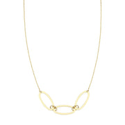 14ct Baffo Design Gold Necklace