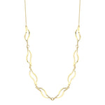Load image into Gallery viewer, 14ct Curved Design Gold Necklace