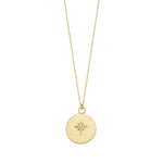 Load image into Gallery viewer, 14ct North Star Design Stone Set Gold Necklace