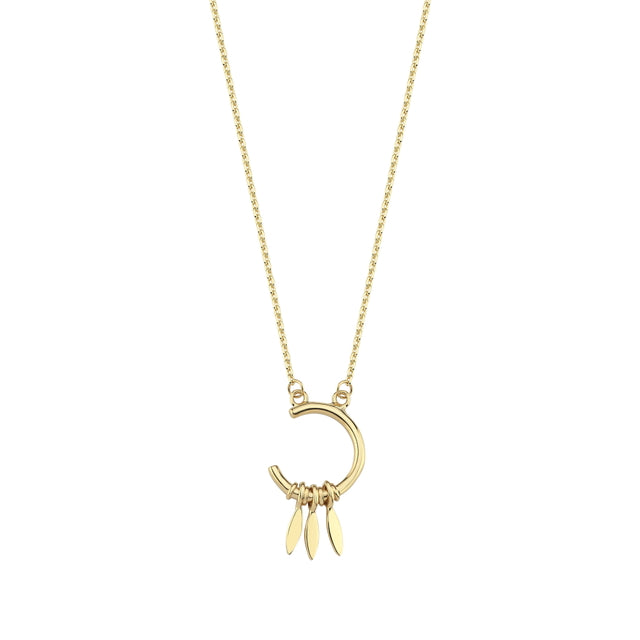 14ct Bohemian Design Gold Necklace