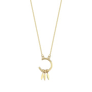 14ct Bohemian Design Gold Necklace