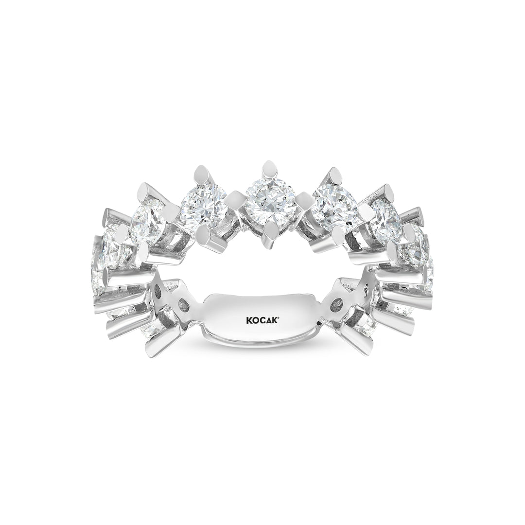 2.55 Karat FG SI Full Eternity Diamond Ring