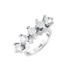 Load image into Gallery viewer, 2.22 Karat EF SI Diamond Five Stone Ring
