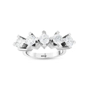 2.22 Karat EF SI Diamond Five Stone Ring