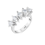 Load image into Gallery viewer, 1.23 Karat FG SI Diamond Five Stone Ring
