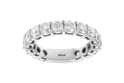 3.79 Karat FG SI Full Eternity Diamond Ring