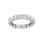 3.79 Karat FG SI Full Eternity Diamond Ring