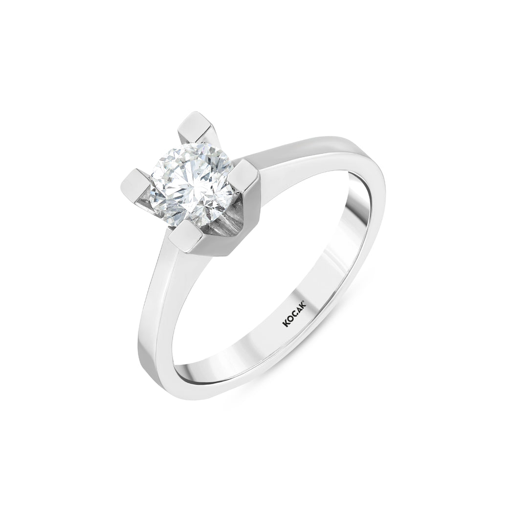 0.71 Karat FG SI Diamond Solitaire Ring