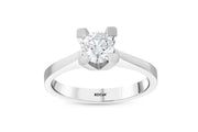 0.71 Karat FG SI Diamond Solitaire Ring