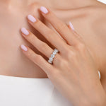 Load image into Gallery viewer, 8.06 Karat GH SI Full Eternity Diamond Ring