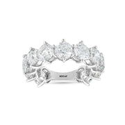 8.06 Karat GH SI Full Eternity Diamond Ring
