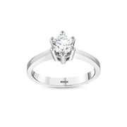 0.61 Karat EF SI Diamond Solitaire Ring
