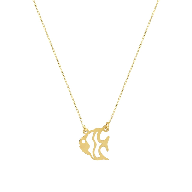 14ct Fish Design Gold Necklace