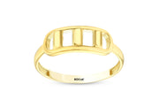 14ct Delta Design Gold Ring