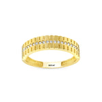 Load image into Gallery viewer, 14ct Stone Set Design Sur Gold Ring