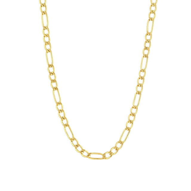 14ct Figaro Design Gold Chain Gold Necklace