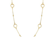 14ct Dorika Hoop Design Gold Necklace