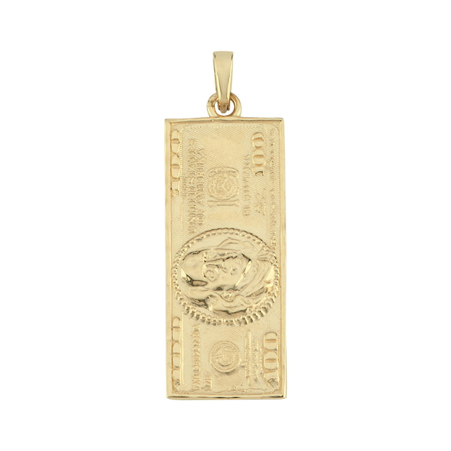 14ct Dolar Design Gold Pendant (Chain Not Included)
