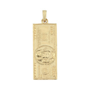 14ct Dolar Design Gold Pendant (Chain Not Included)