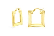 14ct Sheesh Design Gold Earrings