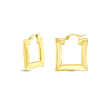 Load image into Gallery viewer, 14ct Sheesh Design Gold Earrings