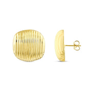 14ct Slay Design Gold Earrings
