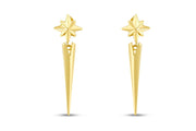 14ct Astral Design Gold Earrings