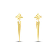 14ct Astral Design Gold Earrings