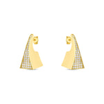 Load image into Gallery viewer, 14ct Demure Design Gold Earrings