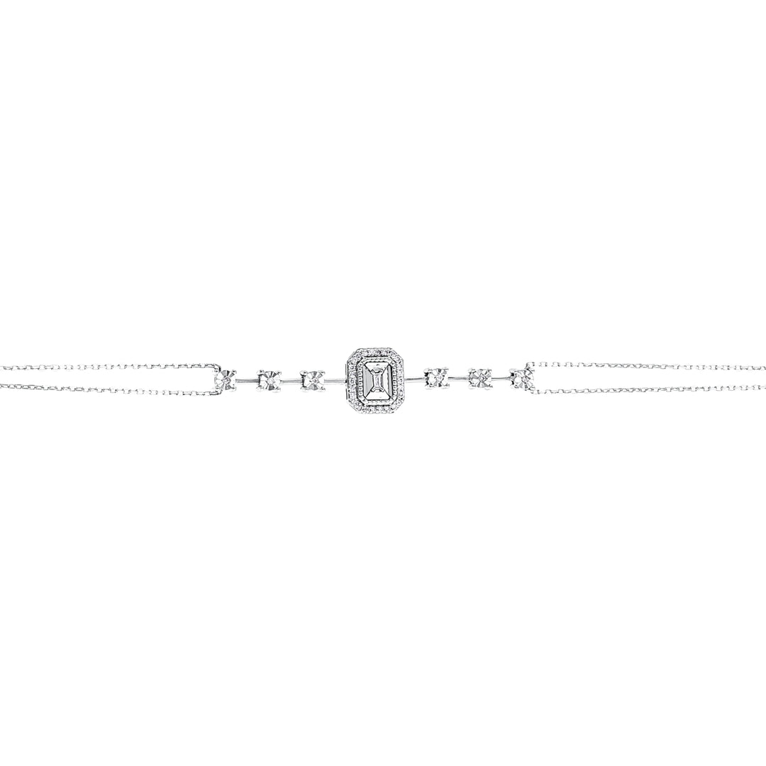 0.09 Karat FG SI Diamond Bracelet
