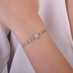 Load image into Gallery viewer, 0.09 Karat FG SI Diamond Bracelet