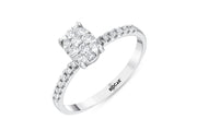 0.27 Karat FG SI Diamond Solitaire Ring
