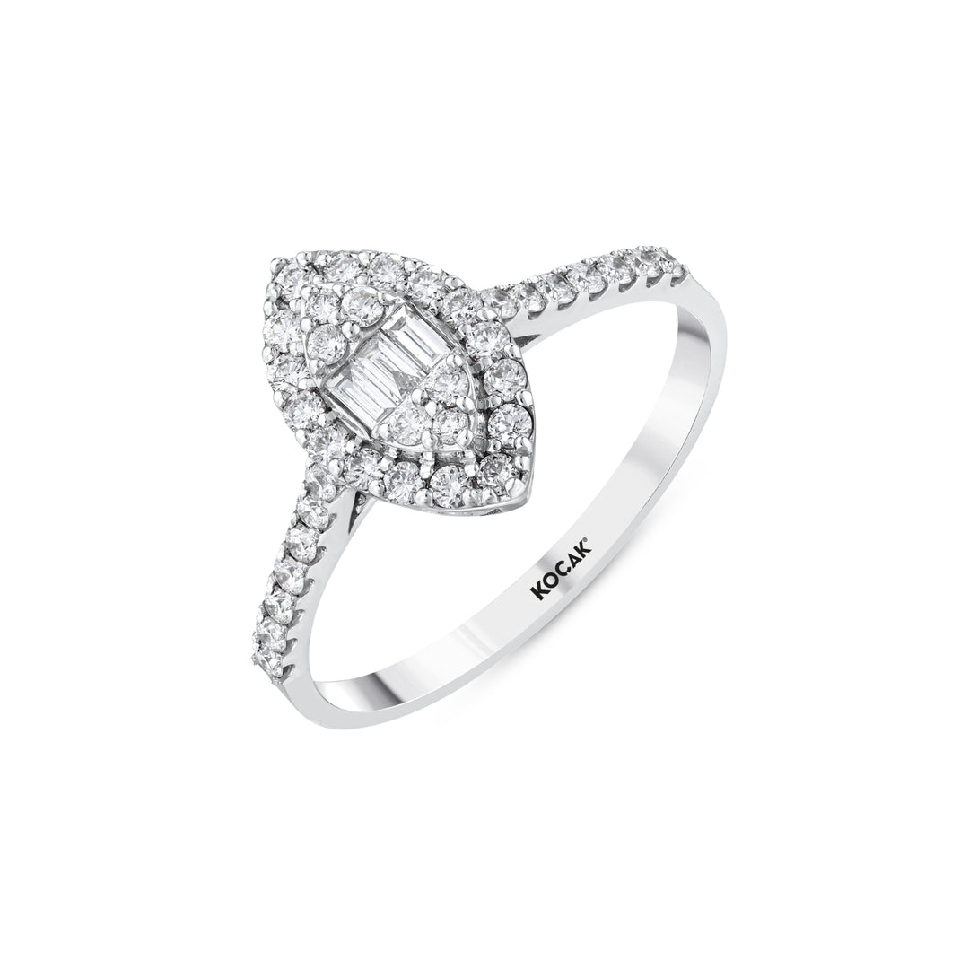 0.48 Karat FG SI Diamond Solitaire Ring