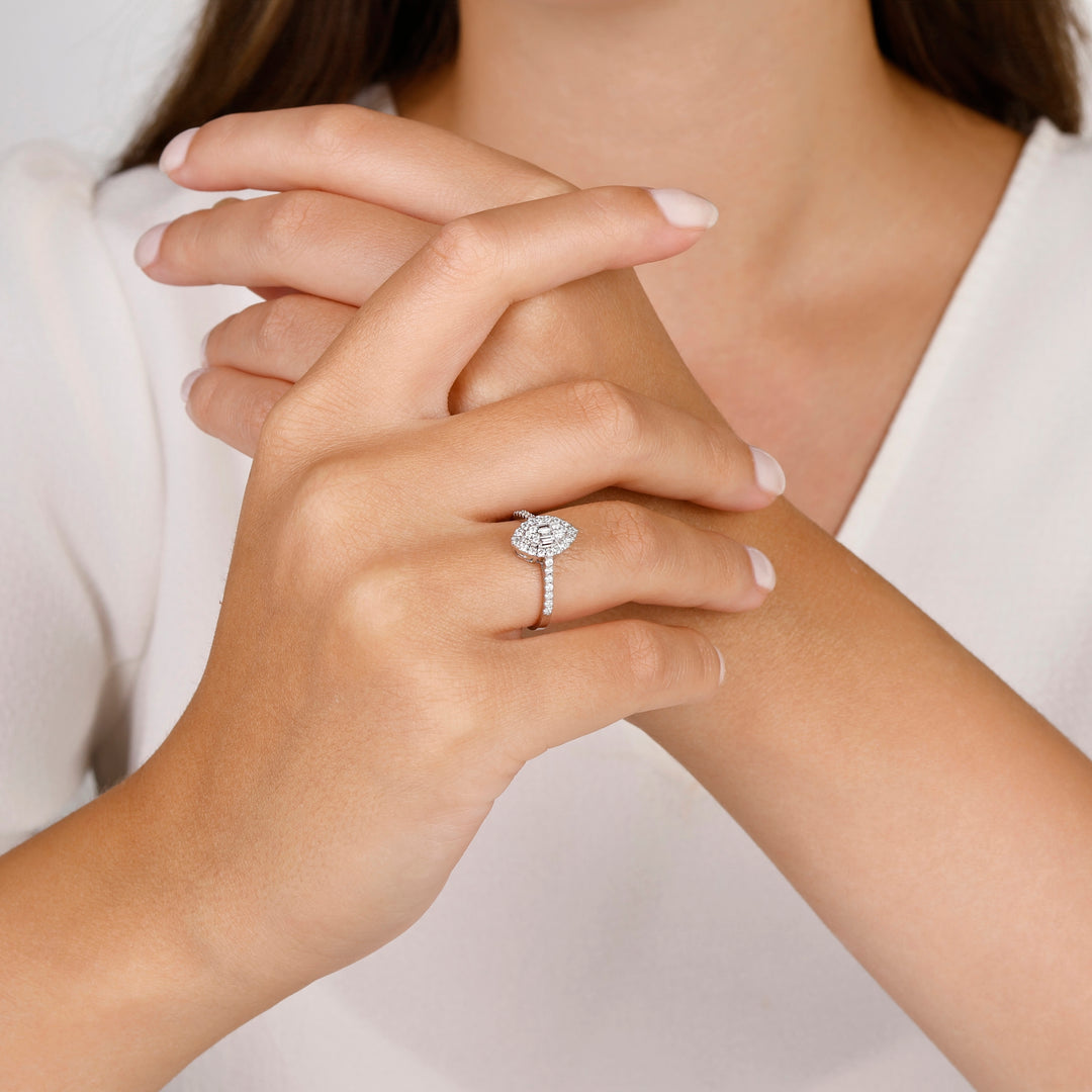 0.48 Karat FG SI Diamond Solitaire Ring