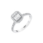 Load image into Gallery viewer, 0.43 Karat FG SI Diamond Baguette Ring