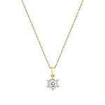 Load image into Gallery viewer, Yellow Gold Lotus Necklace